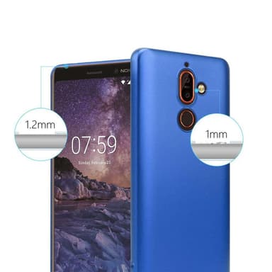 Nokia 7 PLUS Cover Etui Case (Blå)