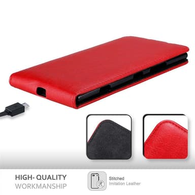 Nokia Lumia 1520 Pungetui Flip Cover (Rød)
