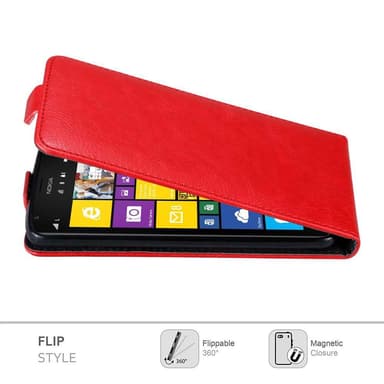 Nokia Lumia 1520 Pungetui Flip Cover (Rød)