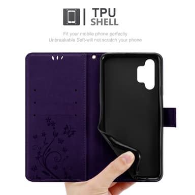 Samsung Galaxy A32 4G Pungetui Cover Case (Lilla)
