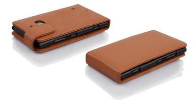 Nokia Lumia 929 / 930 Pungetui Flip Cover (Brun)