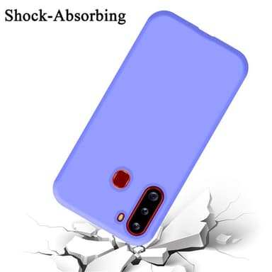 Samsung Galaxy A21 Cover Etui Case (Lilla)