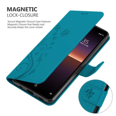 Sony Xperia 10 II Pungetui Cover Case (Blå)