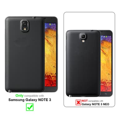 Samsung Galaxy NOTE 3 Etui Cover Kæde (Sort)