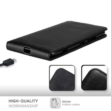 Nokia Lumia 1320 Pungetui Flip Cover (Sort)