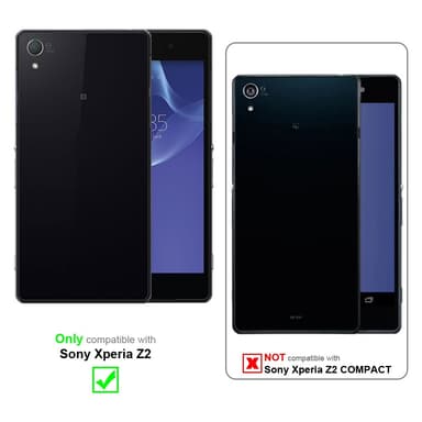 Sony Xperia Z2 Pungetui Flip Cover (Hvid)