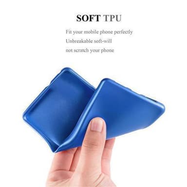 Samsung Galaxy S6 EDGE Cover Etui Case (Blå)