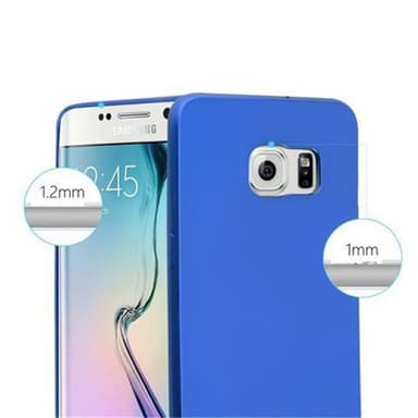 Samsung Galaxy S6 EDGE Cover Etui Case (Blå)