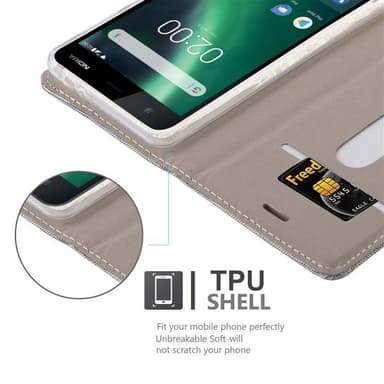 Nokia 2 2017 Pungetui Cover Case (Grå)