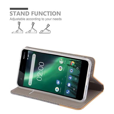 Nokia 2 2017 Pungetui Cover Case (Grå)