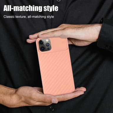 iPhone 12 / 12 PRO Cover Etui Case (Lyserød)