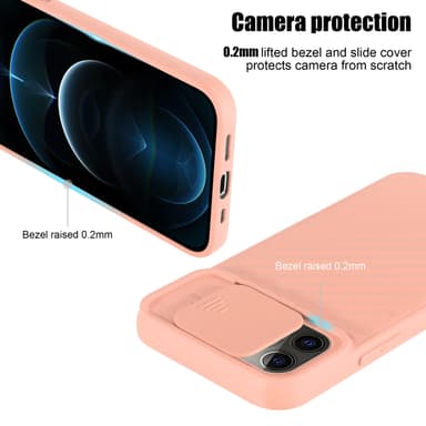 iPhone 12 / 12 PRO Cover Etui Case (Lyserød)