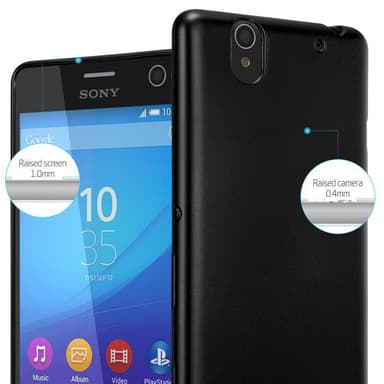 Sony Xperia C4 Cover Etui Case (Sort)
