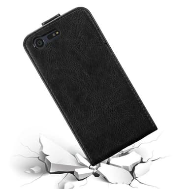 Sony Xperia X COMPACT Pungetui Flip Cover (Sort)