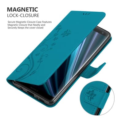 Sony Xperia XZ3 Pungetui Cover Case (Blå)