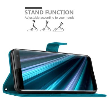 Sony Xperia XZ3 Pungetui Cover Case (Blå)