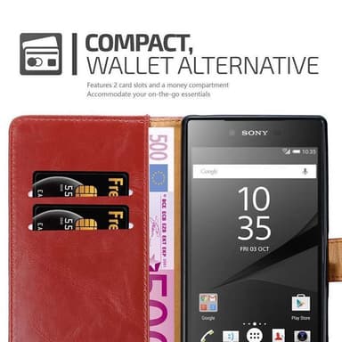 Cover Sony Xperia Z5 PREMIUM Etui Case (Rød)
