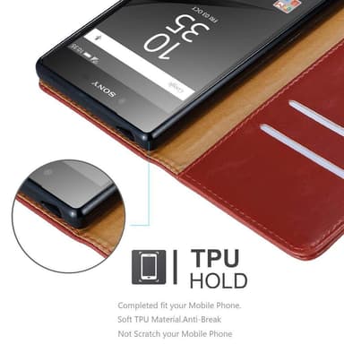 Cover Sony Xperia Z5 PREMIUM Etui Case (Rød)