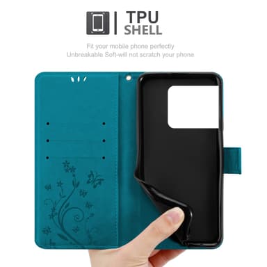 OnePlus 10 PRO 5G Pungetui Cover Case (Blå)