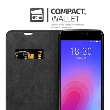 MEIZU M6 Cover Etui Case (Brun)