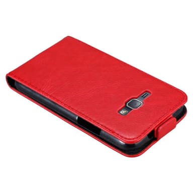 Samsung Galaxy J1 2016 Pungetui Flip Cover (Rød)