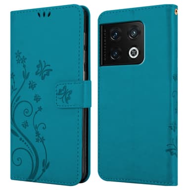 OnePlus 10 PRO 5G Pungetui Cover Case (Blå)