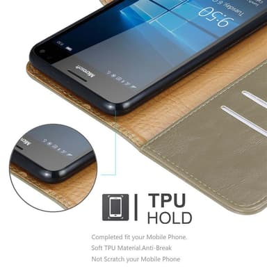 Cover Nokia Lumia 950 XL Etui Case (Brun)