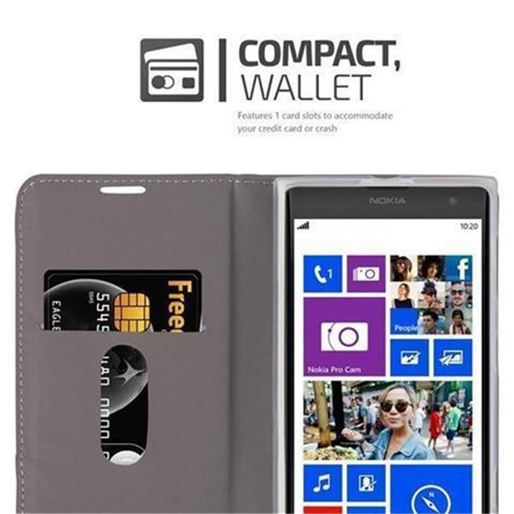 Nokia Lumia 1020 Pungetui Cover Case (Grå)
