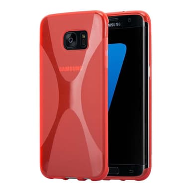 Samsung Galaxy S7 EDGE Etui Case Cover (Rød)