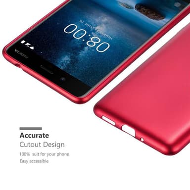 Nokia 8 2017 Cover Etui Case (Rød)