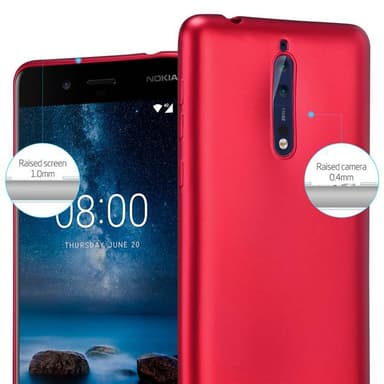 Nokia 8 2017 Cover Etui Case (Rød)