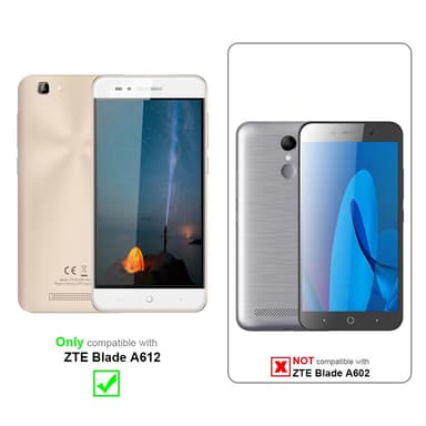 ZTE Blade A612 Cover Etui Case (Sølv)