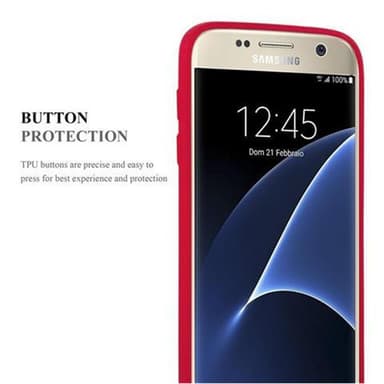 Cover Samsung Galaxy S7 Etui Case (Rød)