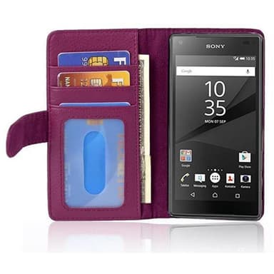 Sony Xperia Z5 COMPACT Pungetui Cover (Lilla)
