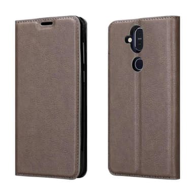 Nokia 8.1 Cover Etui Case (Brun)