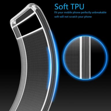 Google PIXEL 6A Cover TPU Etui (Gennemsigtig)
