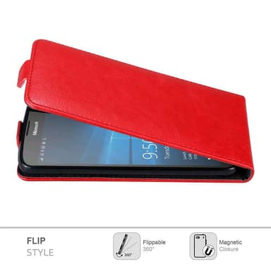 Nokia Lumia 950 XL Pungetui Flip Cover (Rød)
