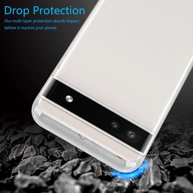 Google PIXEL 6A Cover TPU Etui (Gennemsigtig)