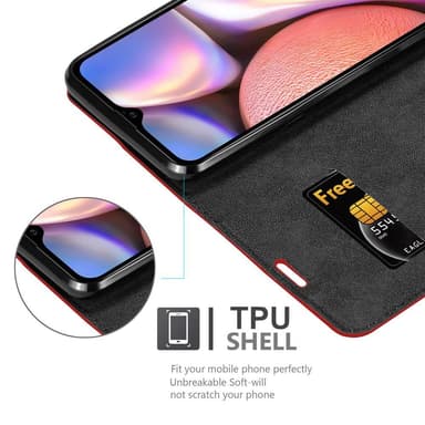 Samsung Galaxy A10s / M01s Cover Etui Case (Rød)