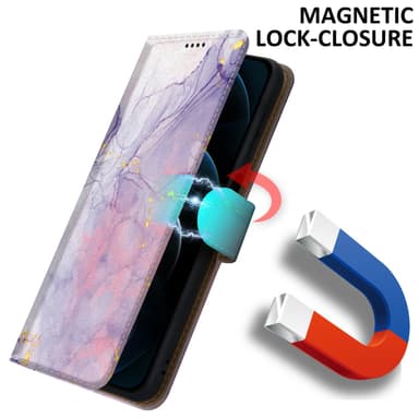 iPhone 12 PRO MAX Pungetui Cover Case (Lilla)