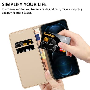 iPhone 12 PRO MAX Pungetui Cover Case (Lilla)