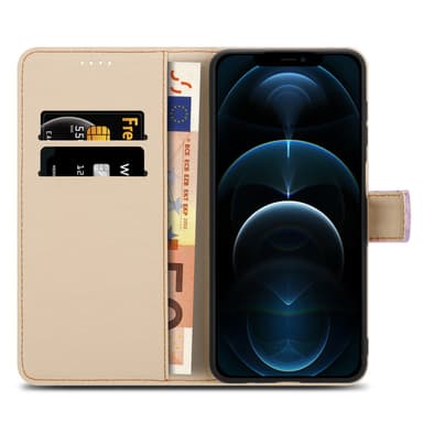 iPhone 12 PRO MAX Pungetui Cover Case (Lilla)