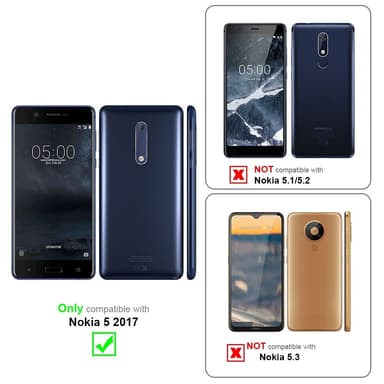 Nokia 5 2017 Pungetui Cover (Blå)