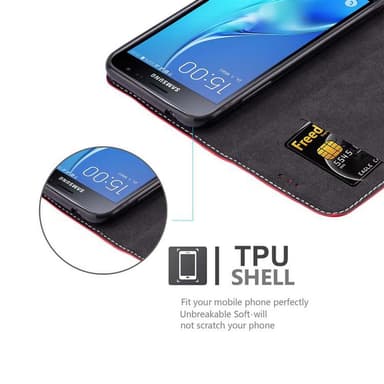 Samsung Galaxy J3 2016 Etui Case Cover (Rød)