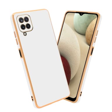 Samsung Galaxy A12 / M12 Cover Etui Case (Hvid)