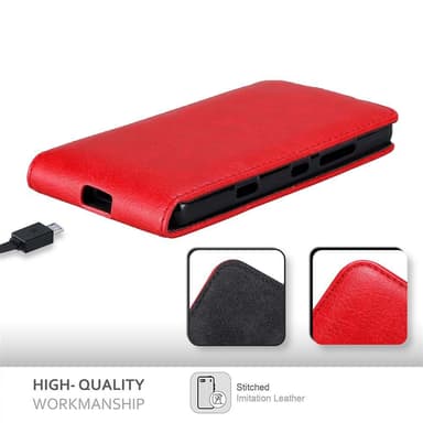 Nokia Lumia 929 / 930 Pungetui Flip Cover (Rød)