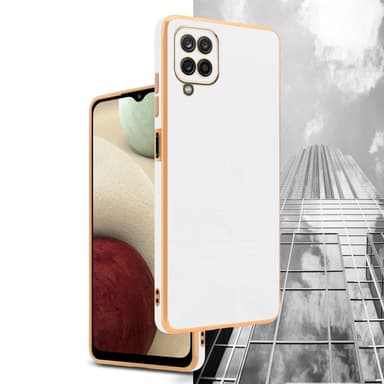 Samsung Galaxy A12 / M12 Cover Etui Case (Hvid)