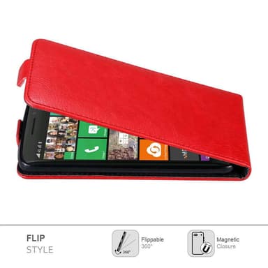 Nokia Lumia 929 / 930 Pungetui Flip Cover (Rød)