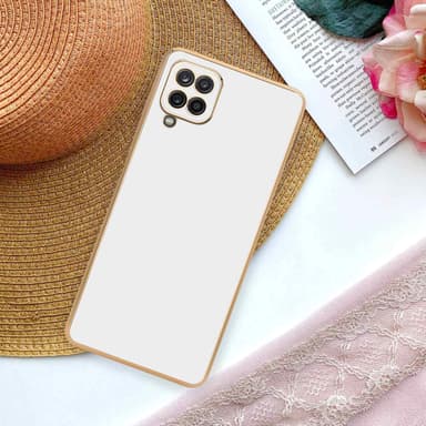 Samsung Galaxy A12 / M12 Cover Etui Case (Hvid)