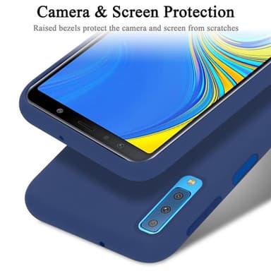 Samsung Galaxy A7 2018 Cover Etui Case (Blå)